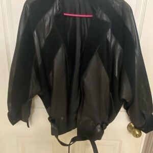 Black Leather Women's Jacket